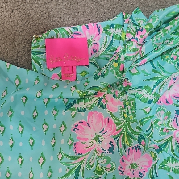 Floral Green Dress - Picture 3 of 6